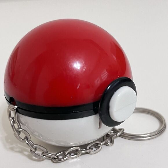 Vintage Pokemon Snorlax Pokeball Keychain 1999 Nintendo Basic Fun - Picture 10 of 12
